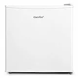 COMFEE' RCU40WH2(E) 31L Mini Congélateur, Porte Réversible, 4 Étoiles, Silencieux, pratique dans le Bureau, l'Hôtel et la Maison, Blanc