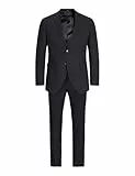 JACK & JONES Blazer croisé et Pantalon de Tailleur JPRSOLARIS Costumes Super Slim Fit Black 50 Black 50