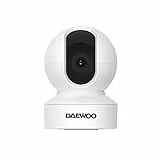 Daewoo IP501 Caméra Intérieure Rotative Full HD 1080P | Audio Bidirectionnel,Détection de Mouvement, Vision Nocturne