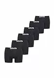 Levi's Boxer sous-vêtement, Durable Noir, M (Lot de 6) Hommes