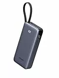 UGREEN Nexode 45W Batterie Externe 20000mAh Câble USB C Intégré Power Bank Portable Charge Rapide 2 Ports PD 3.0 Écran LED Compatible avec iPhone 16 15 14 13 Plus Pro Max Galaxy S25 S24 S23 MacBook