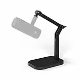 Elgato Wave Desk Stand – Support Réglable pour Microphones, Compatible avec Elgato, HyperX, Rode, Fifine, Shure et plus encore, Filetage 1/4, 3/8 & 5/8, Pour Enregistrement/Podcast/Streaming