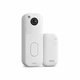 Sonnette vidéo Blink (Nouvelle génération) - Vidéo HD en plan moyen, durée de vie des piles de deux ans, configuration simple, IP-65 - Module de synchronisation de base inclus - Blanc