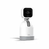 Blink Mini Pan-Tilt Caméra | Caméra de surveillance connectée d'intérieur rotative sur secteur | Audio bidirectionnel, vidéo HD, détection de mouvements, Alexa intégré | Blanc