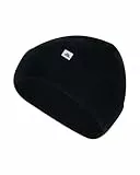 DANISH ENDURANCE Bonnet en Laine Mérinos, Bonnet Chaud, Matériaux de Qualité Supérieure, Respirant, Sport, pour Hommes et Femmes, Noir, One Size