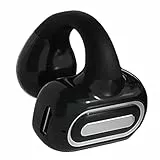 Écouteur De Conduction Osseuse - Clip D'oreille Sans Fil, Ouverte Bluetoth De L'oreille 5.3 | Casque Sans Fil De Batterie De 12 Heures Avec Son Hi-Fi, Casques Sportifs Imperméables, Antibruit, À L'ax