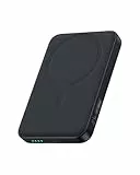 Baseus Enerfill MagSafe Mini Batterie Externe magnétique USB-C, 10 000 mAh, 22,5 W, sans Fil, pour téléphone Portable, Compatible avec iPhone 16/15/14/13/12/Pro/Pro Max, Noire