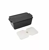 PEUGEOT - Terrine en Céramique avec Presse - 20 cm x 11 cm x 7,5 cm - Contenance : 0,65 L - Garanti 10 Ans - Fabrication Française - Ardoise