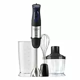 Taurus Amazing – Mixeur Plongeant AHBA1000X | 1000W | 20 vitesses + Turbo | Lames inox à 4 tranchants | Design soft-touch | Anti-éclaboussures | Ensemble d'accessoires complet