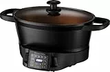 Russell Hobbs Mijoteur Electrique [8 en 1 Polyvalent] Good to Go (Rôtir, Cuisson lente, à vapeur, sous vide, ébullition, mijoter, cuiseur de riz, 6,5L, Economie d'énergie, Commande amovible) 28270-56