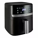 Russell Hobbs Air Fryer 5,5L Rapid Air [Compact, 9 Fonctions] Friteuse sans huile (économe, gril, cuit, rôtir, revêtement antiadhésif sans BPA, digital, pièces compatibles lave-vaisselle) 27621-56