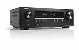 Denon AVC-S670H Amplificateur AV Home Cinéma 5.2 Canaux, 140W, Son Surround Haute Définition, HDMI 8K, HEOS Built-in, Wi-FI, Bluetooth, AirPlay 2, Compatible Alexa - Noir