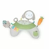 Ingenuity, Traversin Cozy Prop Sylvi - Coussin Tummy Time Multisensoriel avec 4 Jouets Amovibles, Stimule le Développement, 0 Mois et Plus, Lapin en Peluche