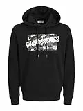 JACK & JONES Sweat à Capuche Sweat à Capuche Logo Black L Black L