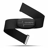COOSPO H6 Capteur de Frequence Cardiaque Bluetooth Ant+, Moniteur Frequence Cardiaque ECG/EKG, Compatible avec Wahoo, Adidas, Coosporide, Polar Beat, Kinomap et Plus Encore