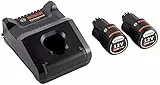 Bosch Professional 12V System Starter-Set batteries : 2 batteries GBA 12V 2.0Ah + chargeur GAL 12V-40