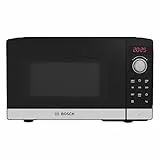 Bosch FFL023MS2 - Micro-ondes - Série 2 - Pose-libre - 44 x 26 cm - 5 puissances - 20 L - Inox
