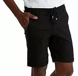 Leif Nelson Bermuda en lin pour homme - Short en lin - Short d'été pour garçon - Pantalon de loisirs, Noir , S