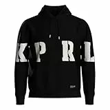 Kaporal, Sweatshirt pour Homme, Coupe Confort, Manches Longues, Col Capuche, Modèle Rio, Couleur Black, Taille