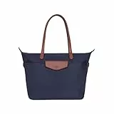 Hexagona - Sac cabas porté épaule - Compatible format A4 et téléphone portable - Pour Femme - Collection Pop - Marine