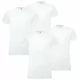 Levi's Tee-Shirt, Blanc, L (lot de 2) Homme