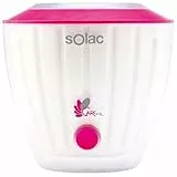 Solac DC7501 - Chauffe cire, Épilation à la cire, Compact, Universel pour tout type de cire, Lumière sur la base et spatule en bois, Couvercle