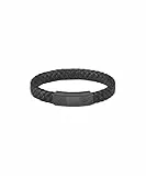 Lacoste Bracelet en cuir pour Homme Collection ROKEL Noir - 2040285