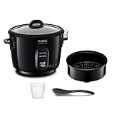 Tefal Classic 2 Cuiseur à riz automatique, Capacité 3 L, 900 g de riz, Cuiseur vapeur, Cuve antiadhésive, Maintien au chaud, Cuisson sans surveillance RK102811