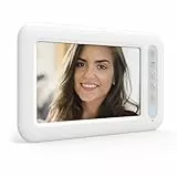 Avidsen - Interphone - Interphone vidéo - 2 Fils Station intérieure Blanc 1 pc(s), Fonction monitoring pour surveiller votre entrée facilement - 112279