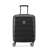 DELSEY PARIS - Meteor EU - Valise Cabine Rigide Slim - 55x40x23 cm - 41 litres - S - Noir