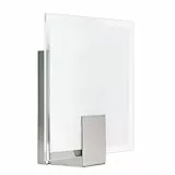 BRILLIANT lampe Sonian applique murale carré fer/blanc | 1x C35, E14, 40W, adapté aux lampes à bougie (non incluses) | Échelle A ++ à E | Convient aux lampes LED