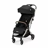 Maxi-Cosi Eva3 Poussette, 0 - 4 ans, 0 - 22 kg, Poussette Bebe, Légère, Compacte, Position Allongée, 3 Positions d'Inclinaison, Pliage Automatique, Sangle de transport, Essential Black Champagne