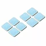 Beurer EM 59 Heat coussins en gel, kit de rechange pour EM 59 avec chaleur numérique TENS/EMS avec 8 électrodes auto-adhésives, dimensions : 45x 45 mm