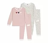 Petit Bateau A0D6Q Pyjamas, Variante 1, 5 Ans (Lot de 2) Fille
