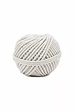 Ficelle torsadée Coton Câble 100 GR Ø 3 mm Ecru -35M