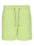 JACK & JONES Jpstfiji Jjswim Double Logo Sn LY Short de Bain, Vert Lime, M Homme