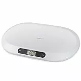 Plastorex Topcom Pèse-bébé WG-2490, capacité 20 kg, convient également aux petits animaux, Blanc