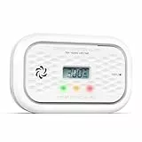 Andyssey ZA326 H01 Détecteur de Monoxyde de Carbone (CO) avec Batterie de 10 Ans | Détecteur Portable avec Écran LCD | Certifié en 50291, Alarme 85 DB, 1 Pièce