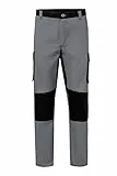 VELILLA 103020B; Pantalon bi-Colore Multipoches; Couleur Gris et Noir; Taille 40