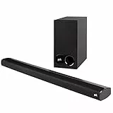 Polk Audio Signa S2 Barre de Son TV avec Caisson de Basses, HDMI Arc, Barre de Son avec Bluetooth, Dolby Digital, AUX, entrée Optique, Noir