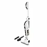 Polti Forzaspira Light and Clean, Aspirateur 3 en 1, Balai Electrique Filaire, sans Sac, Technologie Cyclonique, Filtre HEPA, Brosse avec Eclairage, Stationnement Vertical, Blanc