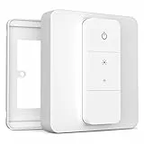 IYOKI® Standard Couvercle d'interrupteur pour Philips Hue Dimmer V2, Compatible avec Hue Switch Cover, Plaque d'adaptation pour interrupteur à distance, 1-Gang (1-Pack)