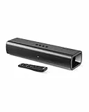 Majority Naga 40 Barre de Son TV Bluetooth | 80W 2.0 Enceintes pour Téléviseur | HDMI Arc, AUX, Optique Enceinte TV Soundbar | Mini Barre de Son PC | Kit de Montage Mural et Télécommande Inclus