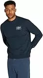 Tommy Hilfiger Sweat Homme Monotype Label Col Ras-du-Cou, Bleu (Night Sky), M