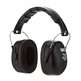 3M Casque Antibruit Pliable 90563E, protection auditive confortable recommandée pour des niveaux de bruit compris entre 94 et 105 dB, noir, 1 pièce