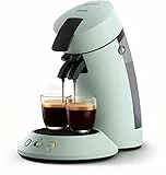 Philips Senseo Original Plus CSA210/20 Machine à café à dosettes (sélection de la puissance du café, technologie Coffee Boost, en plastique recyclé), menthe