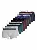 JACK & JONES Boxers Pack de 10 Boxers Dark Grey Melange m Dark Grey Melange m
