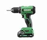 HiKOKI Akku-Bohrschrauber DS18DA (18V, Li-Ion, 50 Nm, 20-stufige Drehmomenteinstellung, LED, im Transportkoffer, inkl. 2x 2.0 Ah Akku und Ladegerät