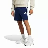 adidas Homme Essential Three Stripes French Terry Short, Dark Blue/White, L