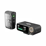 DJI Mic 2 (1 TX + 1 RX), Microphone sans Fil avec Réduction Intelligente du Bruit, Enregistrement Interne 32 Bits à Virgule Flottante, Portée de 250 m, Microphone pour iPhone, Android